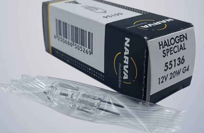 AMPOLLETA 55136 12V 20W G4 AXIAL NARVA MICROSCOPIO