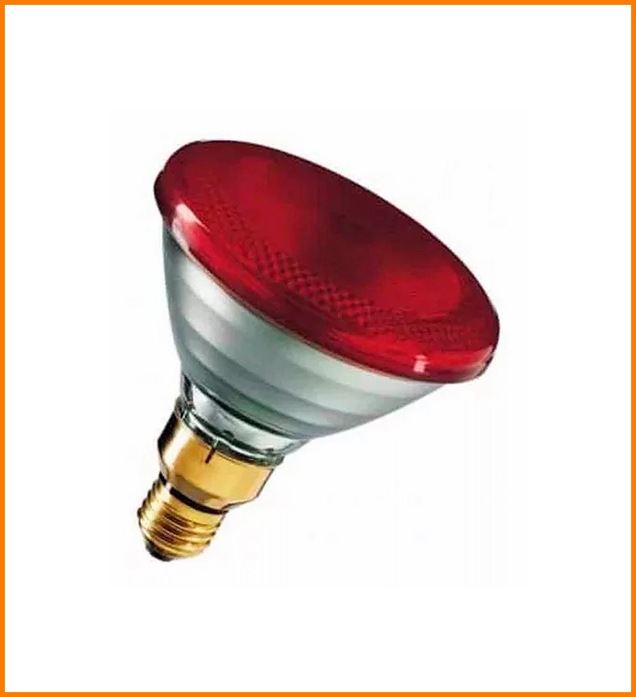 AMPOLLETA INFRARROJA PAR-38 175W 220V E27