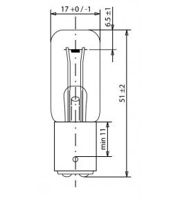 AMPOLLETA MICROSCOPIO 77904 6V 30W 5A Ba15d DR. FISCHER