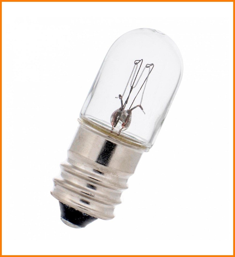 AMPOLLETA MINIATURA E12 110V 45mA 5W T13x34 E-34.110.005