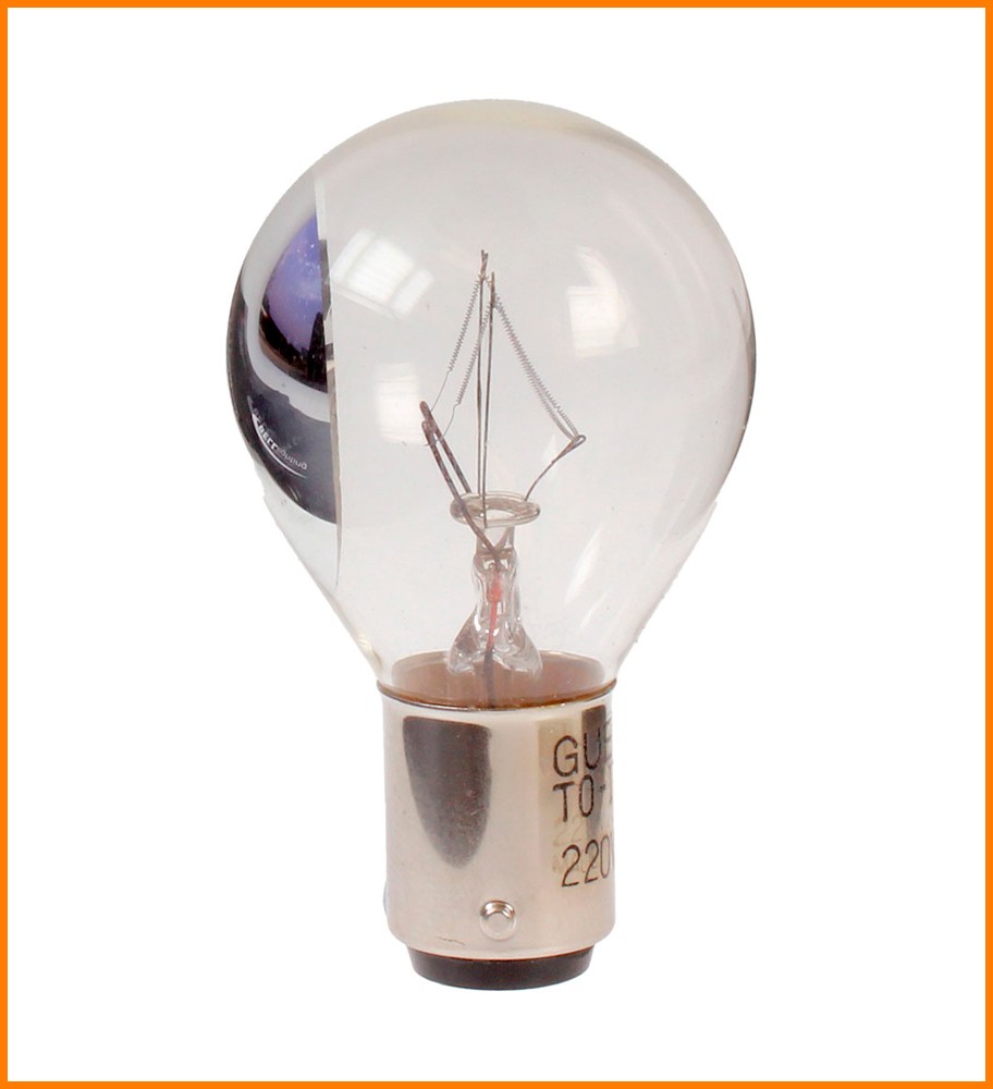 AMPOLLETA PROYECCION Ba15d 20W 220V ESPEJO LATERAL P-220.002.03601 USHIO