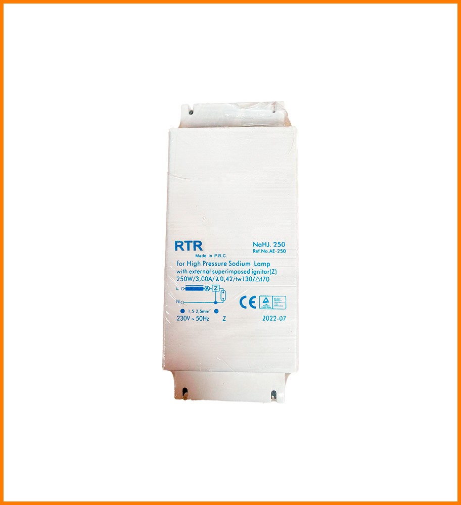 BALLAST MAGNETICO 250W SODIO-HALURO