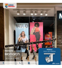 FOCO LED VERENA 30W 4000K 30GR BLANCO PARA RIEL TRIFASICO M-ALITE