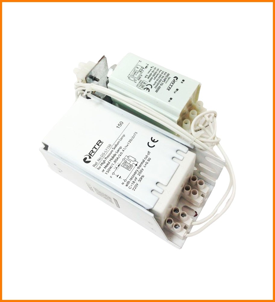 KIT ELECTRICO 150W SODIO-HALURO INTERIOR