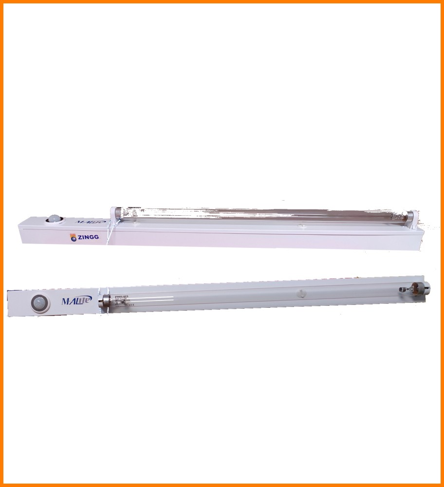 LUMINARIA PARA GERMICIDA TUV-1x18W ELECTRONICA C/SENSOR (SIN TUBO)