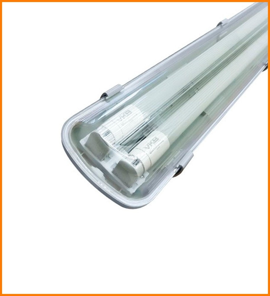 LUMINARIA HERMETICA 2x18W 1.20MTS LED AVC