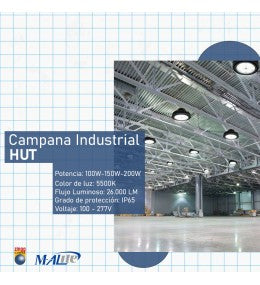 LUMINARIA UFO 100W 5500K LED