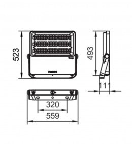 REFLECTOR BVP-433 305W 4000K IP66