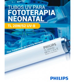 TUBO FOTOTERAPIA 20W F20T12/52 UVB PHILIPS