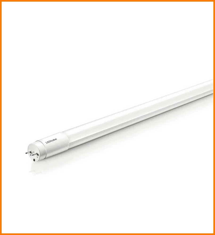 TUBO LED 18W 6500K T8 1.20 MTS VIDRIO