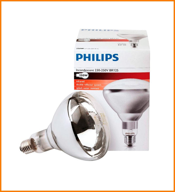 INFRARROJA 250W 220V E27 R125 CLARA PHILIPS