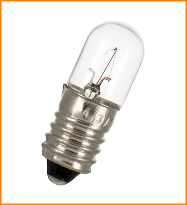 AMPOLLETA MINIATURA E10 12V 165mA T9x23  C-2V