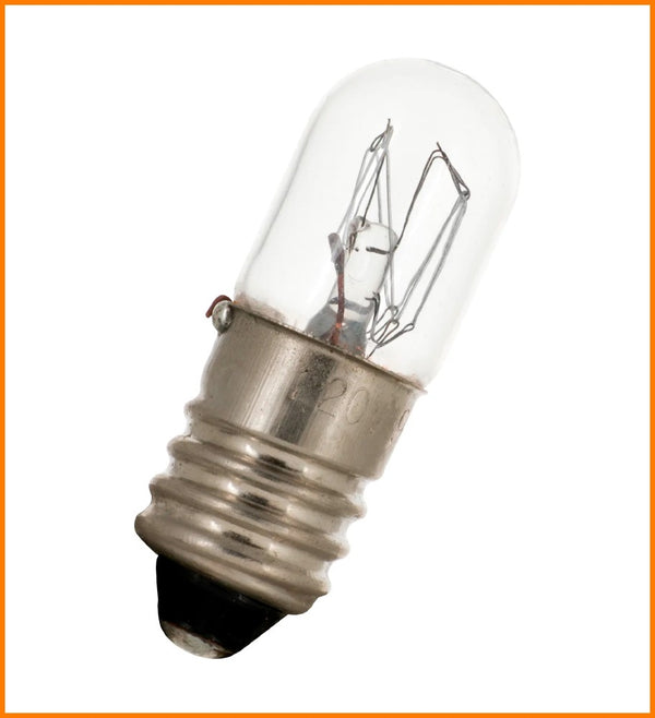 AMPOLLETA MINIATURA E10 130V 20mA 2.6W T10x28 E-28.130.020