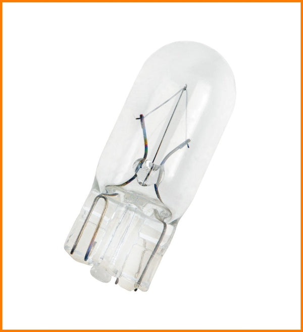 AMPOLLETA MINIATURA WEDGE BASE 12V 400mA T10 WB-28.12.400.1