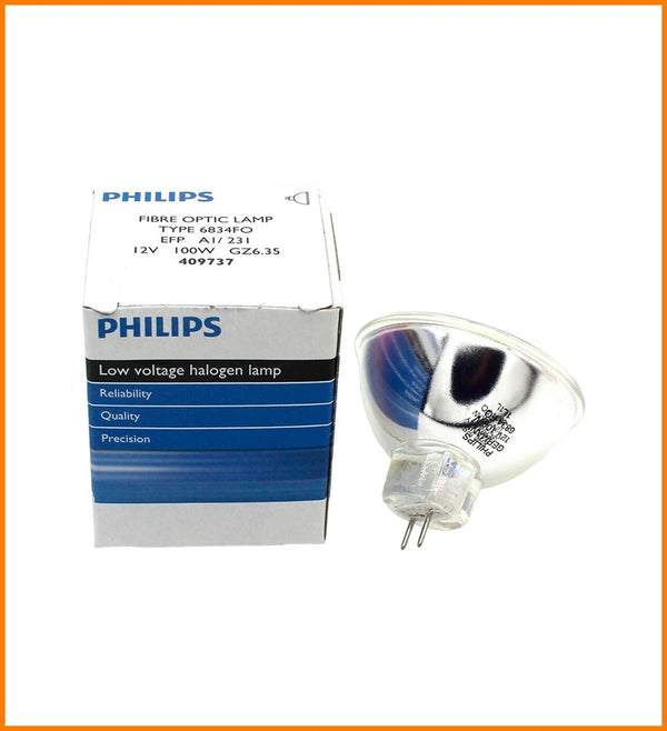 AMPOLLETA 6834 12V 100W GZ6.35 PHILIPS PABELLON (64627 OSRAM)