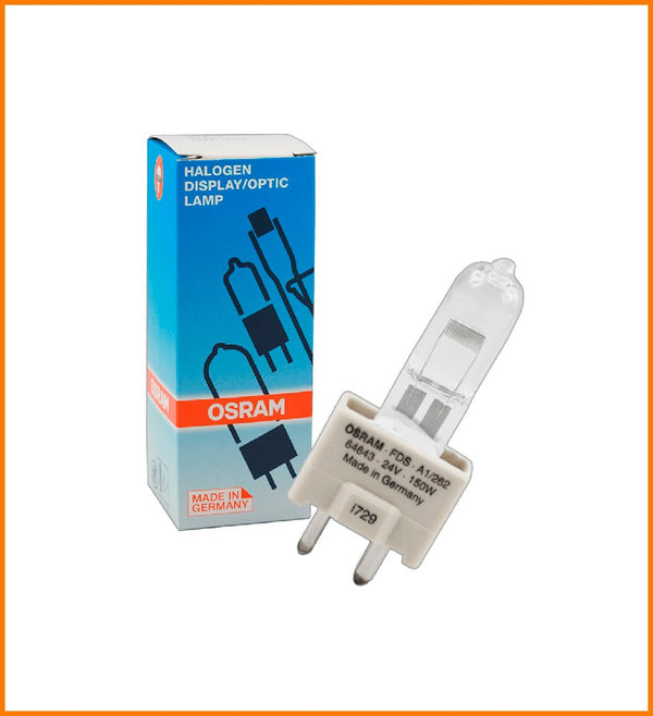 AMPOLLETA 64643 24V 150W GY9.5 LL OSRAM PROYECCION (5974 PHILIPS)