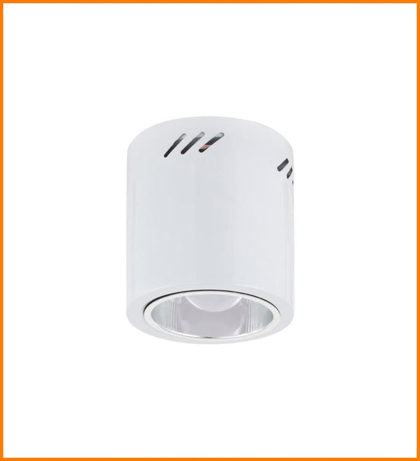 FOCO CILINRO PARA E27 128MM BLANCO RONDO