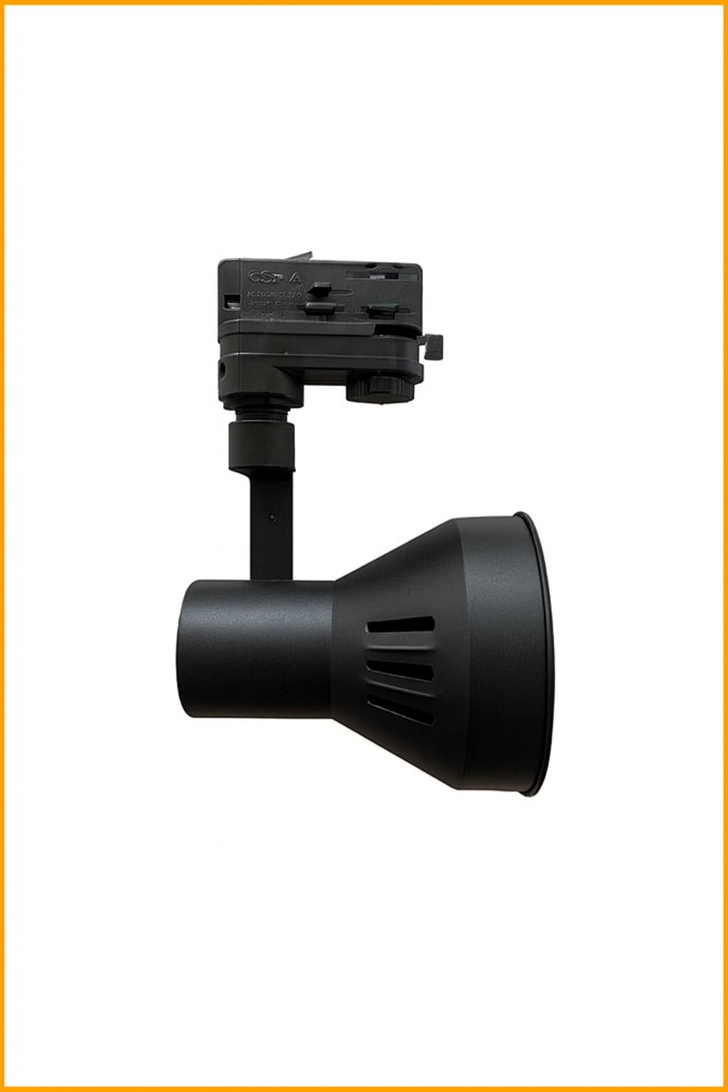 FOCO PAR-30 E27 RIEL TRIFASICO VOLGA NEGRO